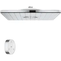 GROHE 26643000 Kopfbrause Rainshower SmartConnect 310 Cube 26643 mit Fernbedienung chrom