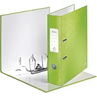 Leitz Brevordner Leitz 180 WOW A4/80mm grøn - (10 stk.)