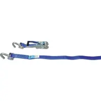 Dolezych PKW-Zurrgurt DIN EN 12195-2 Länge 2,6 m Breite 35 mm mit Handhebel + Fingerwirbelhaken LC U 3000 daN