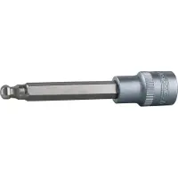 Ks Tools 1-2" Bit-Stecknuss Innensechskant mit Kugelkopf, lang