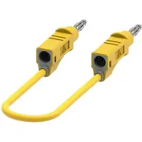 Electro PJP 2117-CD1-50J Messleitung (Bananenstecker - Bananenstecker) 50 cm Gel