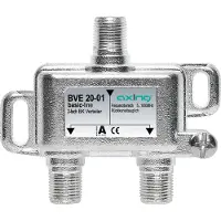 Axing BVE020011, Kabelsplitter, 5 - 1006 MHz, Edelstahl, Weiblich/Weiblich, 1 Stück(e), F
