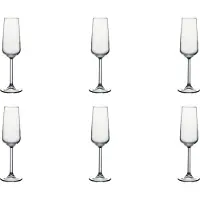 Ich-zapfe Champagnergläser, sektgläser 6er-Set - Allegra, 195 ml