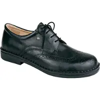 Finn Comfort , Budapest, Herren, Schnürschuh, Leder, Schwarz, NEU - Herrenschuhe Sneaker / Schnürschuh, Schwarz
