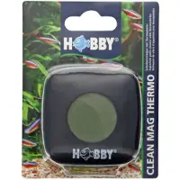 HOBBY Aquaristik Hobby Clean Mag Thermo - Scheibenreiniger mit Thermometer 1 St