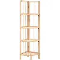 vidaXL Eckregal Zedernholz 27x27x110 cm