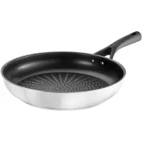 Pyrex Expert Touch ET20BFX/6146 Bratpfanne, 20 cm max. Durchmesser, Edelstahl, Induktionsherd-geeignet, Antihaftbeschichtung
