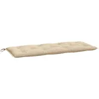 vidaXL Gartenbank-Auflage Beige 120x50x7 cm Oxford-Gewebe