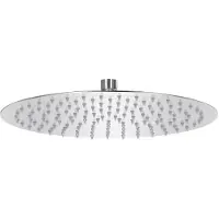 vidaXL Regenbrause Edelstahl 304 30 cm Rund