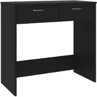 vidaXL Schreibtisch Schwarz 80x40x75 cm Holzwerkstoff