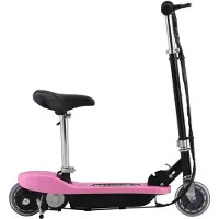 vidaXL E-Scooter mit Sitz 120 W Rosa