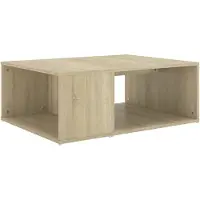 vidaXL Couchtisch Sonoma-Eiche 90x67x33 cm Holzwerkstoff