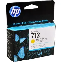 HP 712 Gelb DesignJet Druckerpatrone, 29 ml, DesignJet T210, T230, T250, T630, T650 Druckerserie, Thermal Inkjet, Gelb, Singapur, Malaysia, 114 mm, 25 mm