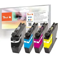 Peach PI500-273, Schwarz, Cyan, Magenta, Gelb, 4,8 ml, 8,7 ml, 4 Stück(e), 220 Seiten, Multipack