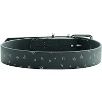 Hunter Halsband Convenience Reflect L-XL (65), grau Sterne