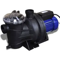 vidaXL Schwimmbadpumpe Umwälzpumpe Poolpumpe Pumpe elektronik blau 1200W