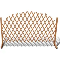 vidaXL Spalierzaun Massivholz 180x100 cm