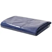 vidaXL Abdeckplane 650 g/m² 4x8 m Blau