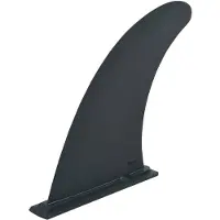 vidaXL Mittelflosse für SUP-Board 18,3 x 21,2 cm Kunststoff Schwarz