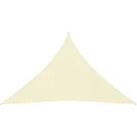vidaXL Sonnensegel Oxford-Gewebe Dreieckig 5x5x6 m Creme