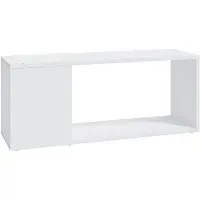 vidaXL TV-Schrank Weiß 80x24x32 cm Holzwerkstoff