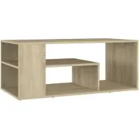 vidaXL Couchtisch Sonoma-Eiche 100x50x40 cm Holzwerkstoff