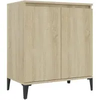vidaXL Sideboard Sonoma-Eiche 60x35x70 cm Holzwerkstoff