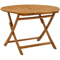 vidaXL Klappbarer Gartentisch 110 cm Massivholz Akazie