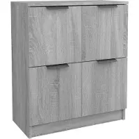 vidaXL Sideboard Grau Sonoma 60x30x70 cm Holzwerkstoff
