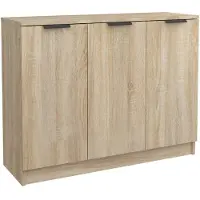 vidaXL Sideboard Sonoma-Eiche 90,5x30x70 cm Holzwerkstoff