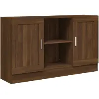 vidaXL Sideboard Braun Eichen-Optik 120x30,5x70 cm Holzwerkstoff