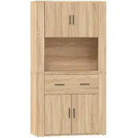 vidaXL Highboard Sonoma-Eiche Holzwerkstoff
