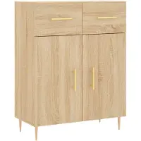 vidaXL Sideboard Sonoma-Eiche 69,5x34x90 cm Holzwerkstoff