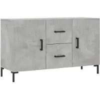 vidaXL Sideboard Betongrau 100x36x60 cm Holzwerkstoff