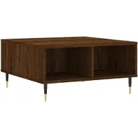 vidaXL Couchtisch Braun Eichen-Optik 60x60x30 cm Holzwerkstoff