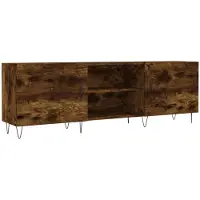 vidaXL TV-Schrank Räuchereiche 150x30x50 cm Holzwerkstoff