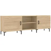 vidaXL TV-Schrank Sonoma-Eiche 150x30x50 cm Holzwerkstoff