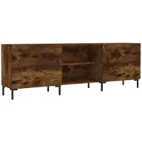 vidaXL TV-Schrank Räuchereiche 150x30x50 cm Holzwerkstoff