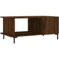 vidaXL Couchtisch Braun Eichen-Optik 90x50x40 cm Holzwerkstoff