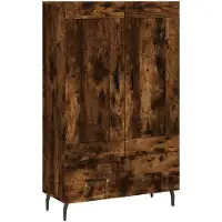 vidaXL Highboard Räuchereiche 69,5x31x115 cm Holzwerkstoff