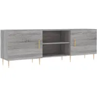 vidaXL TV-Schrank Grau Sonoma 150x30x50 cm Holzwerkstoff