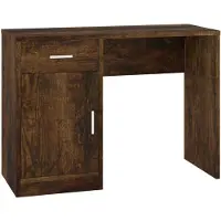 vidaXL Schreibtisch mit Stauraum Räuchereiche 100x40x73 cm