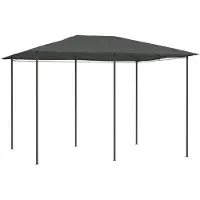 vidaXL Pavillon 3x4x2,6 m Anthrazit 160 g/m²