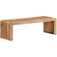 vidaXL TV-Ständer 110x33x33 cm Massivholz Akazie