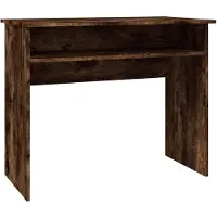 vidaXL Schreibtisch Räuchereiche 90x50x74 cm Holzwerkstoff