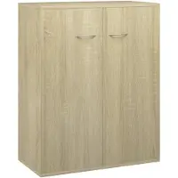 vidaXL Sideboard Sonoma-Eiche 60x30x75 cm Holzwerkstoff