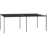 vidaXL Pavillon mit Ausziehbarem Dach 600x300x233 cm Anthrazit