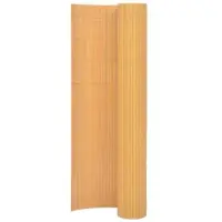 vidaXL Gartenzaun Doppelseitig 110x500 cm Gelb