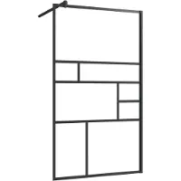 vidaXL Duschwand für Begehbare Dusche mit Klarem ESG Glas 90x195 cm