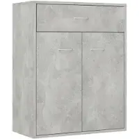 vidaXL Sideboard Betongrau 60x30x75 cm Holzwerkstoff